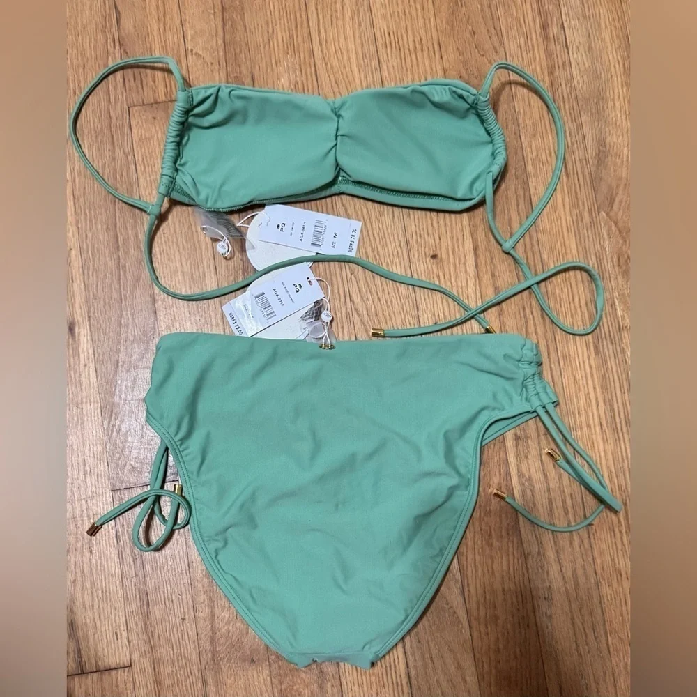 PQ Swim Luna Top and LUNA-RUCHED HIGH WAIST Bottom